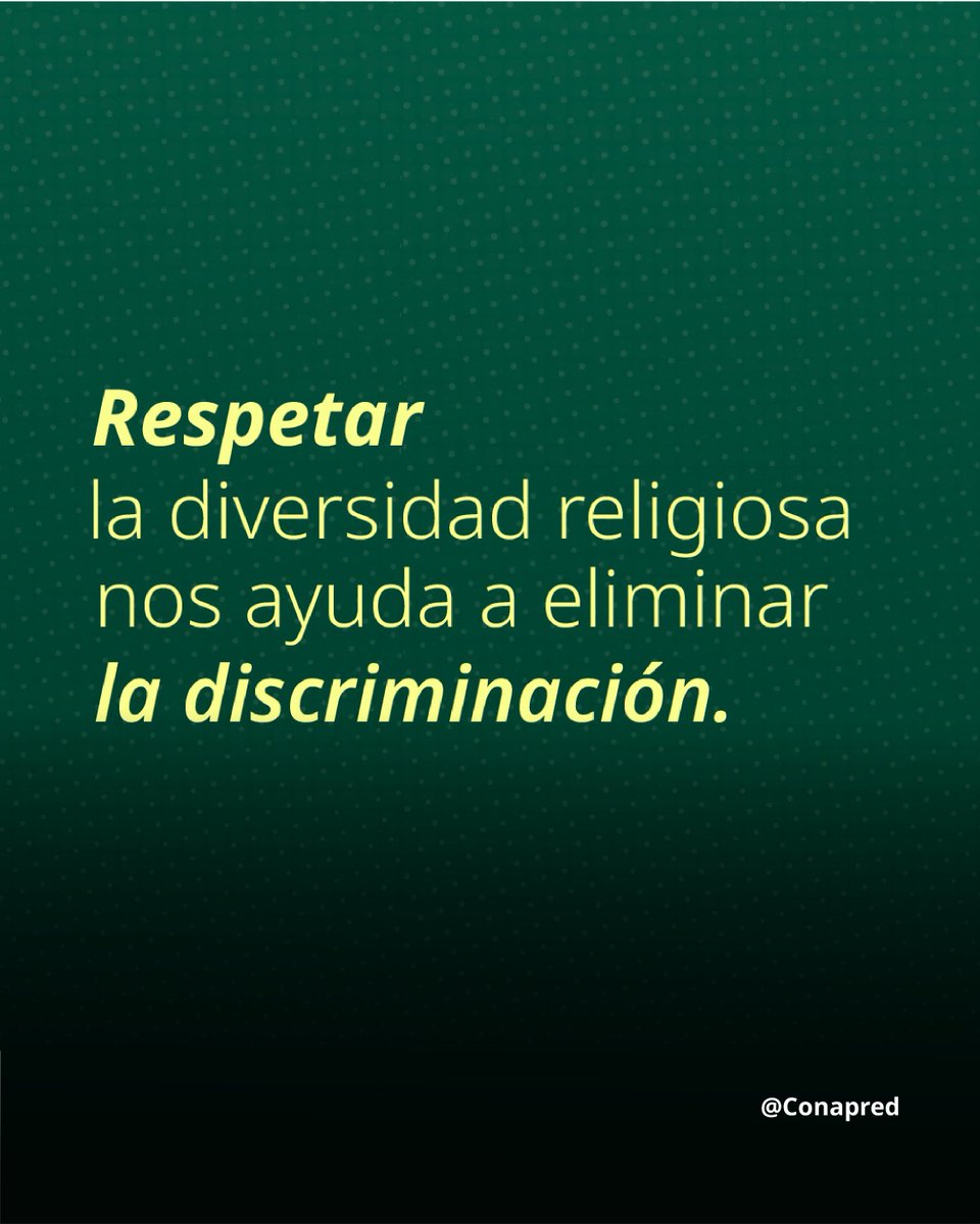 CONAPRED's tweet photo. Avancemos en la construcción de una sociedad incluyente y sin discriminación. https://t.co/7NPv0nzevF