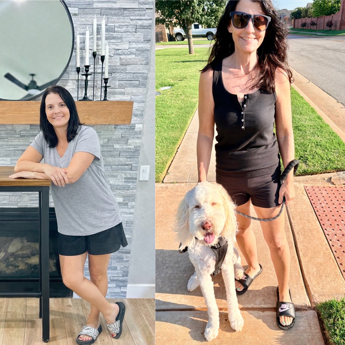 Zerochillzc's tweet photo. Little over a year apart.

Menopause + Hashimoto’s absolutely kicked my ass for a while.

So I did what I do best: got pissed off and started asking questions. 😂

I researched. I experimented. I learned my body. I changed course when something wasn’t working.

And somewhere along the way, I found her again. 🖤

Coffee and Peppers discount code ZEROCHILL for 15% off  

#peptides #coffeeandpeppers #glp #thyroid #menopause