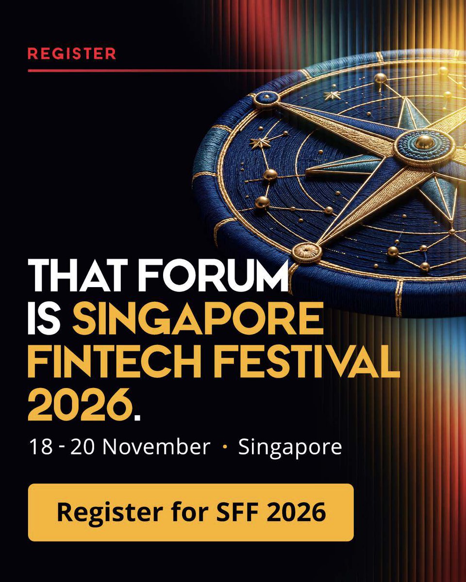 sgfintechfest's tweet photo. Who captures the value? Where does the capital flow? And what does Japan’s rewiring mean for the rest of Asia?  Four shifts. Four questions. And one reason Japan could be one of the most consequential conversations at #SingaporeFinTechFestival 2026.  

🎟️ Grab your pass at SGD 1,000 by 25 Sept - link in bio.  #SFF2026 #SGFinTechFest