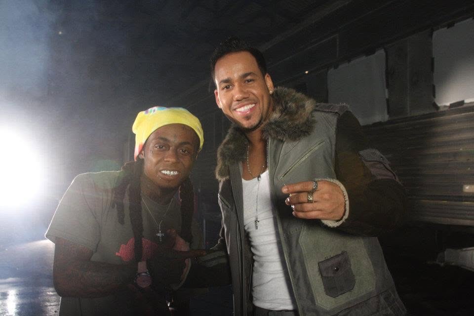 FlowPueblo's tweet photo. #RomeoSantos grabando el video de “All Aboard” junto a #LilWayne, 2012 🚂 https://t.co/EcTTJsOifO