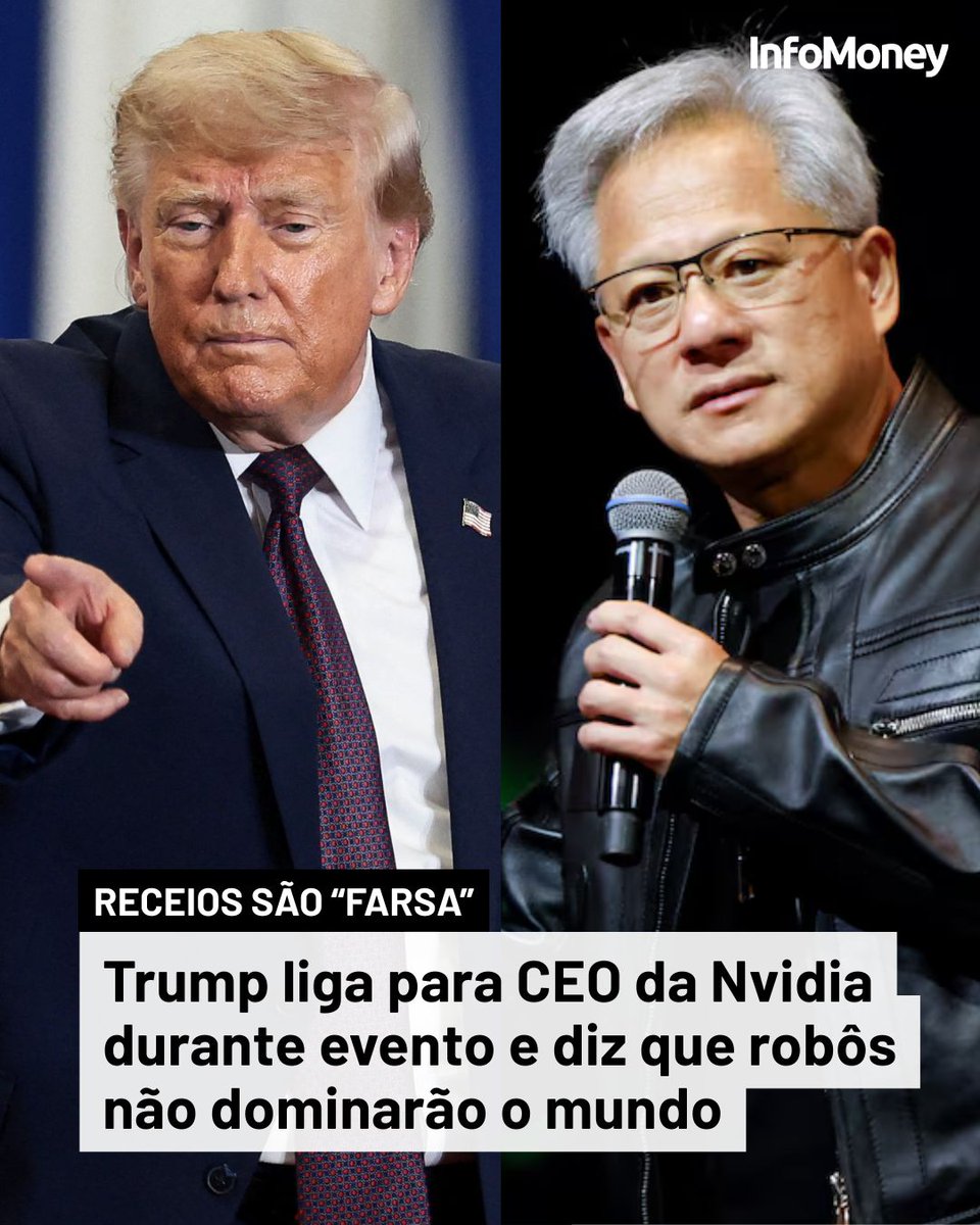 infomoney's tweet photo. "A América é capaz de liderar e com segurança", disse Jensen Huang

Leia mais no site do InfoMoney: https://t.co/qwM00gh0Wb

Foto: Alyssa Pointer e Ann Wang/Reuters

#Trump #DonaldTrump #EUA #Nvidia #Mundo https://t.co/v23lIFM3q7