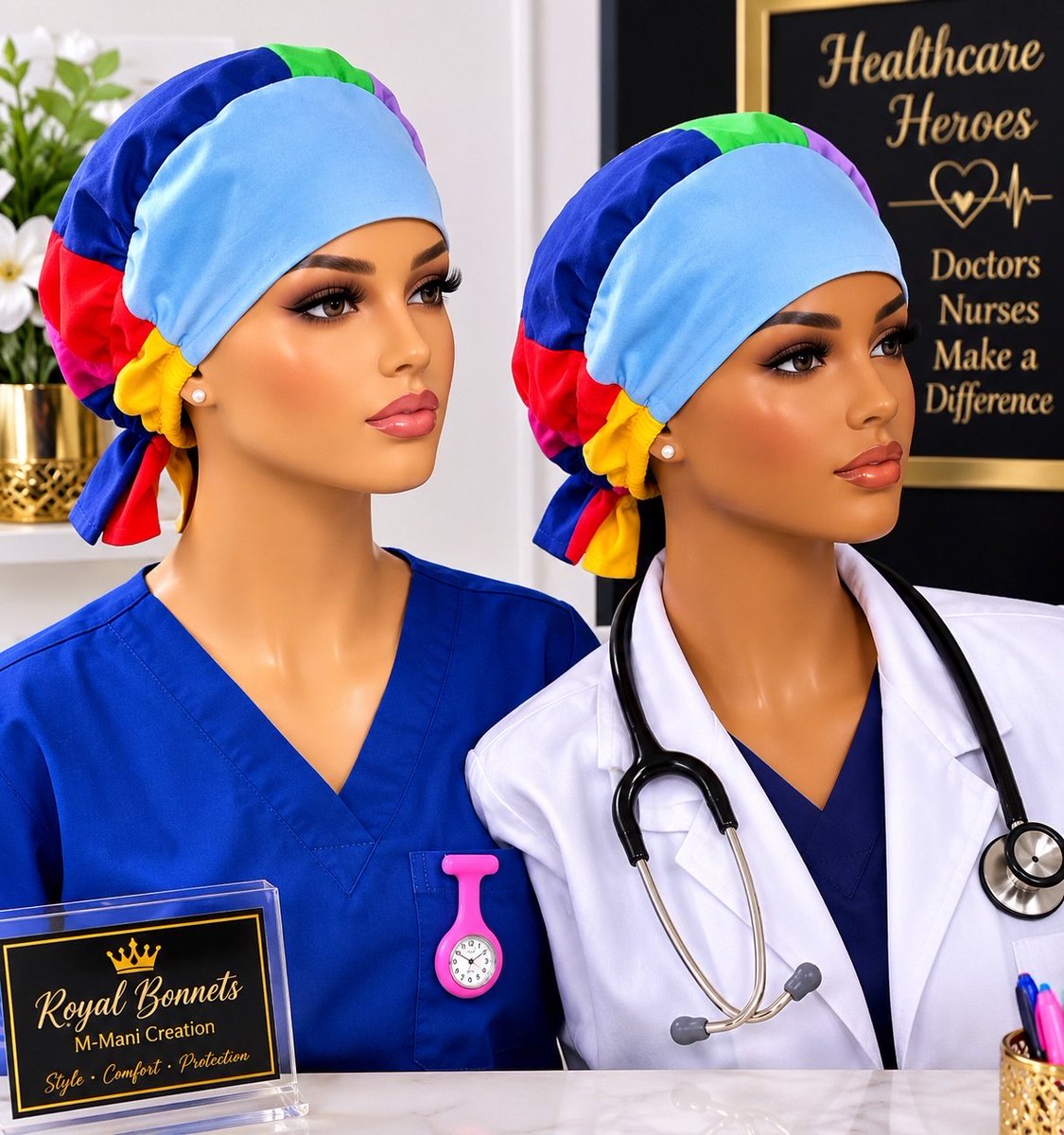 MH80859187's tweet photo. Handmade scrubs cap https://t.co/pNK0n0aGyo