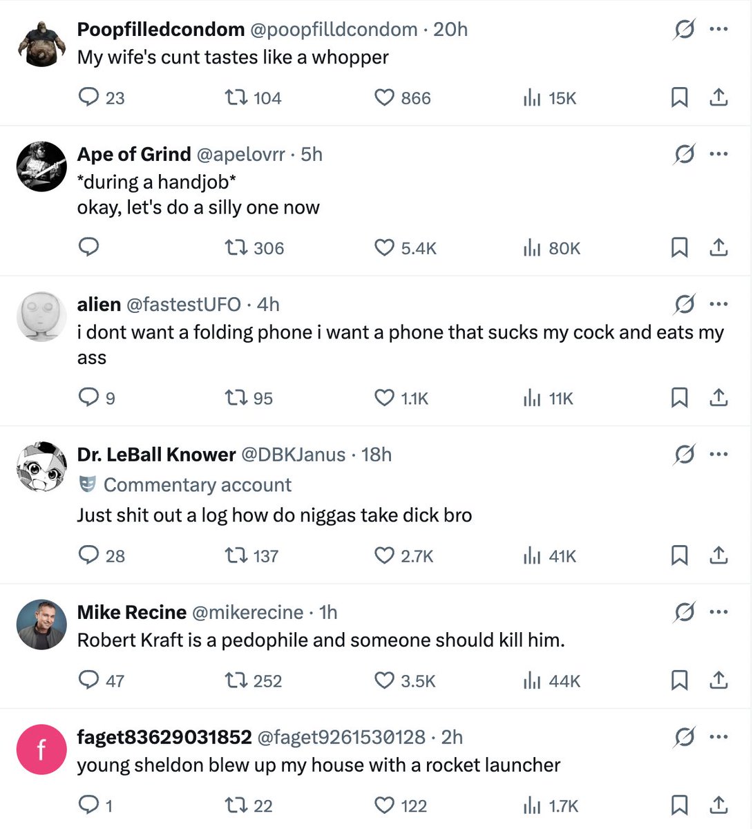MarkSegel's tweet photo. Timeline slop at its finest https://t.co/SODpvcIPVg