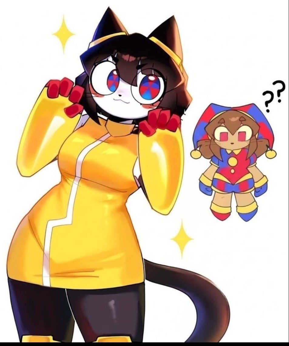 Victoria45fv's tweet photo. #TADC #Pomni #FanArt #GameOverseKit
Cute? Yes. Confused? Also yes.
Just trying to survive the circus in style! https://t.co/2HtNQvQujC