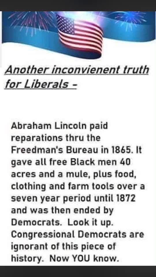 SherriKing8's tweet photo. Now you know re #ReparationsNow https://t.co/ApK8g0sTs7