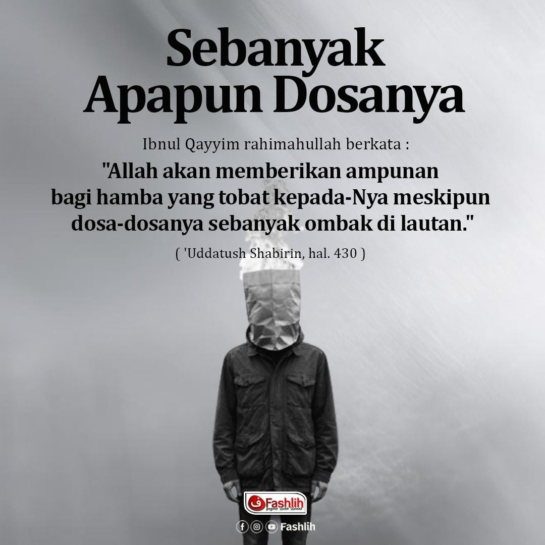 R47910409's tweet photo. 💢 SEBANYAK APAPUN DOSANYA 

 لَا تَقْنَطُوْا مِنْ رحْمَةِ اللهِۗ اِن اللهَ يَغْفرالذنُوْبَ جَمِيْعًاۗ

"Janganlah berputus asa dari rahmat Allah. Sesungguhnya Allah mengampuni dosa semuanya".

◼️QS. AZZUMAR : 53 https://t.co/hDUL4mFmY6
