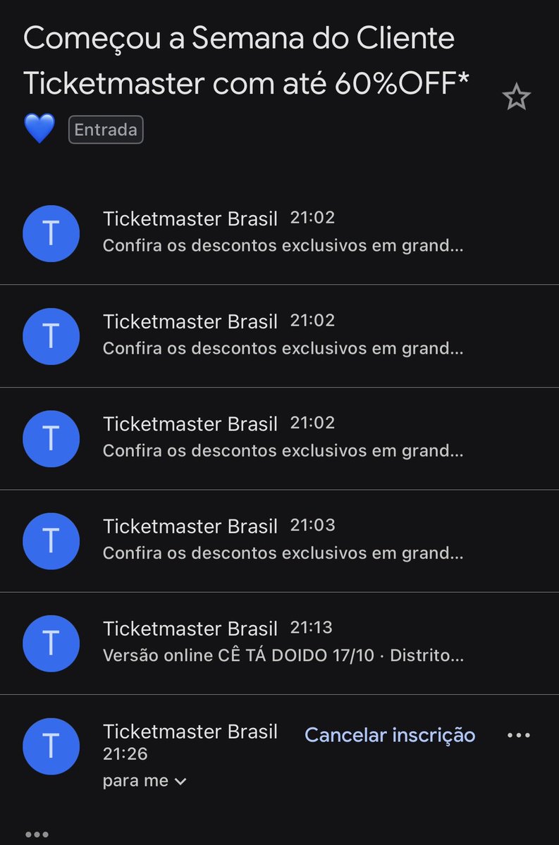 ramondega's tweet photo. Eu já entendi que começou a semana do cliente, @TicketmasterBR https://t.co/Wqjtlgn5z4
