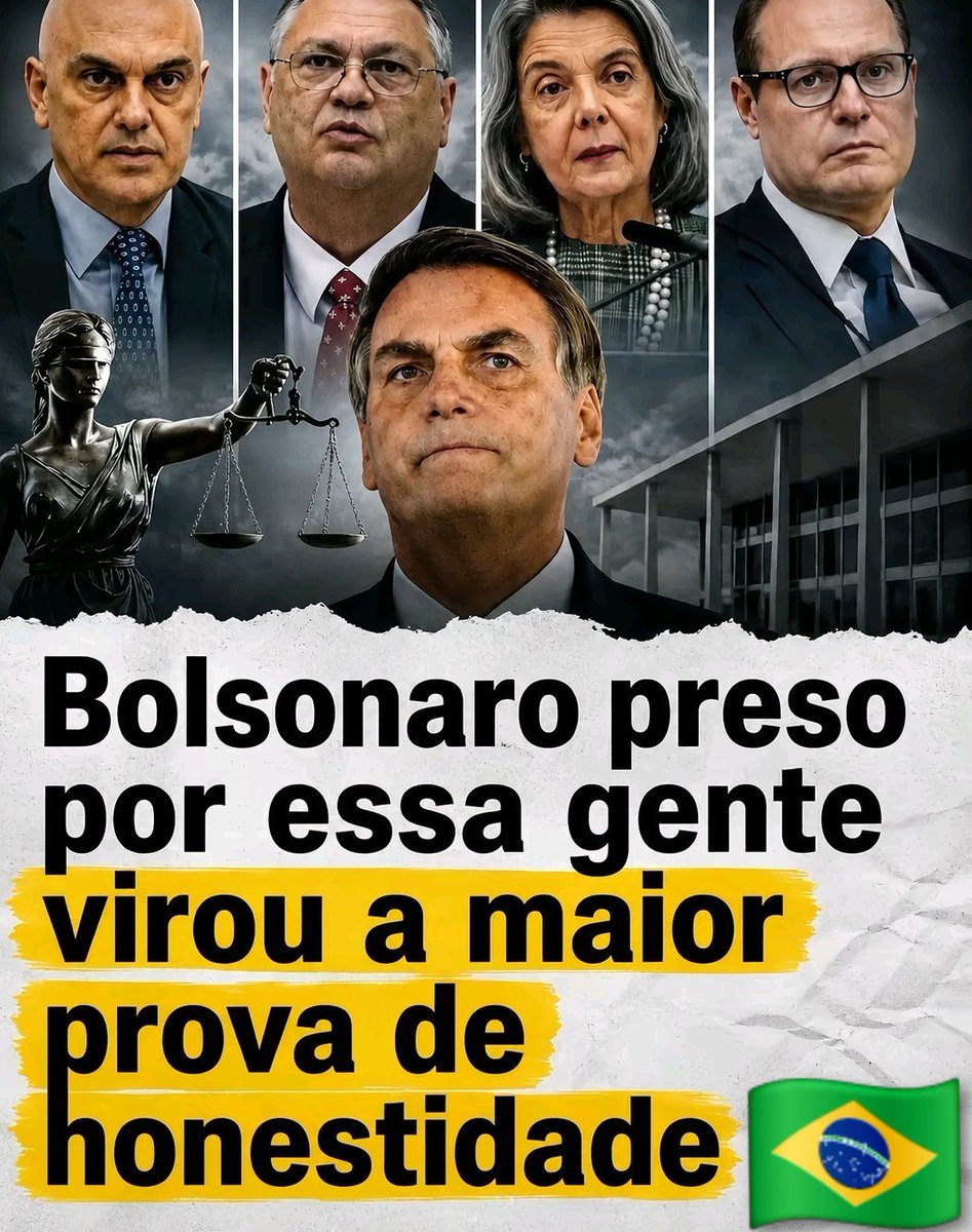 Prof_leonelfer's tweet photo. A PRISÃO DE BOLSONARO DIANTE DE SEUS ADVERSÁRIOS POLÍTICOS LEVANTA UMA REFLEXÃO QUE MUITA GENTE ESTÁ FAZENDO. 
PARA SEUS APOIADORES O QUE ACONTECEU E UMA DEMONSTRAÇÃO DE QUE ELE ENFRENTOU O SISTEMA SEM ABRIR MÃO DE SEUS PRINCÍPIOS. 

E VOCÊ,  COMO ENXERGA ESSA HISTÓRIA  ? https://t.co/AHGkQ1Od8Q