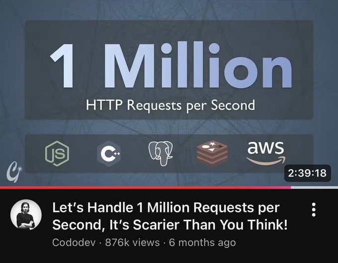 dkare1009's tweet photo. One video that covers 95% system design concepts https://t.co/9u2uAK5c5o