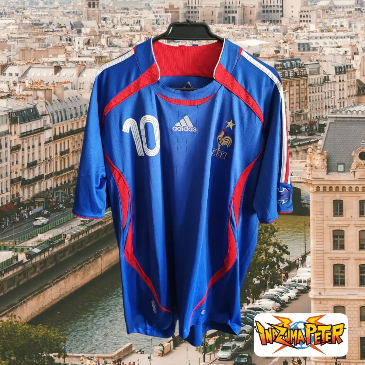 inazumapeter's tweet photo. France 🇫🇷
| Home Kit |
| 2006/2007 |
| N°10 Zinedine Zidane |
| Size XL |
| Adidas | https://t.co/afLO16x1fc
