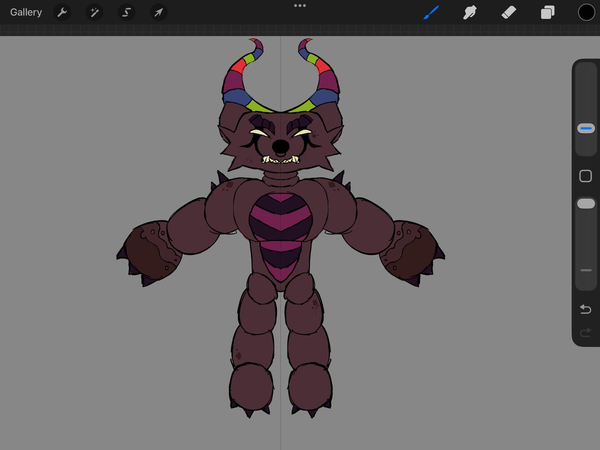 KafuSilly's tweet photo. ive been making a big cheese skin but i made the grave mistake of doing it on procreate instead of krita so im mad as fuck https://t.co/CXIpK2XX7z
