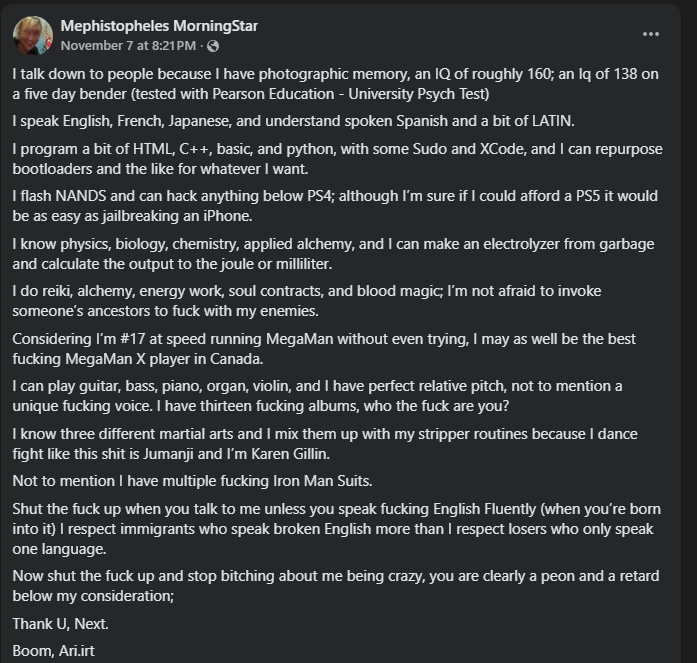 MeatLogger's tweet photo. @StJude Please do not associate with this violent thug
There is no funds ever donated by this insane person. He is a crazy pathological liar. You will find no donations in his name at all. He has never done any charity, any charity he has done is for himself. https://t.co/Ycfpt1Sqs6