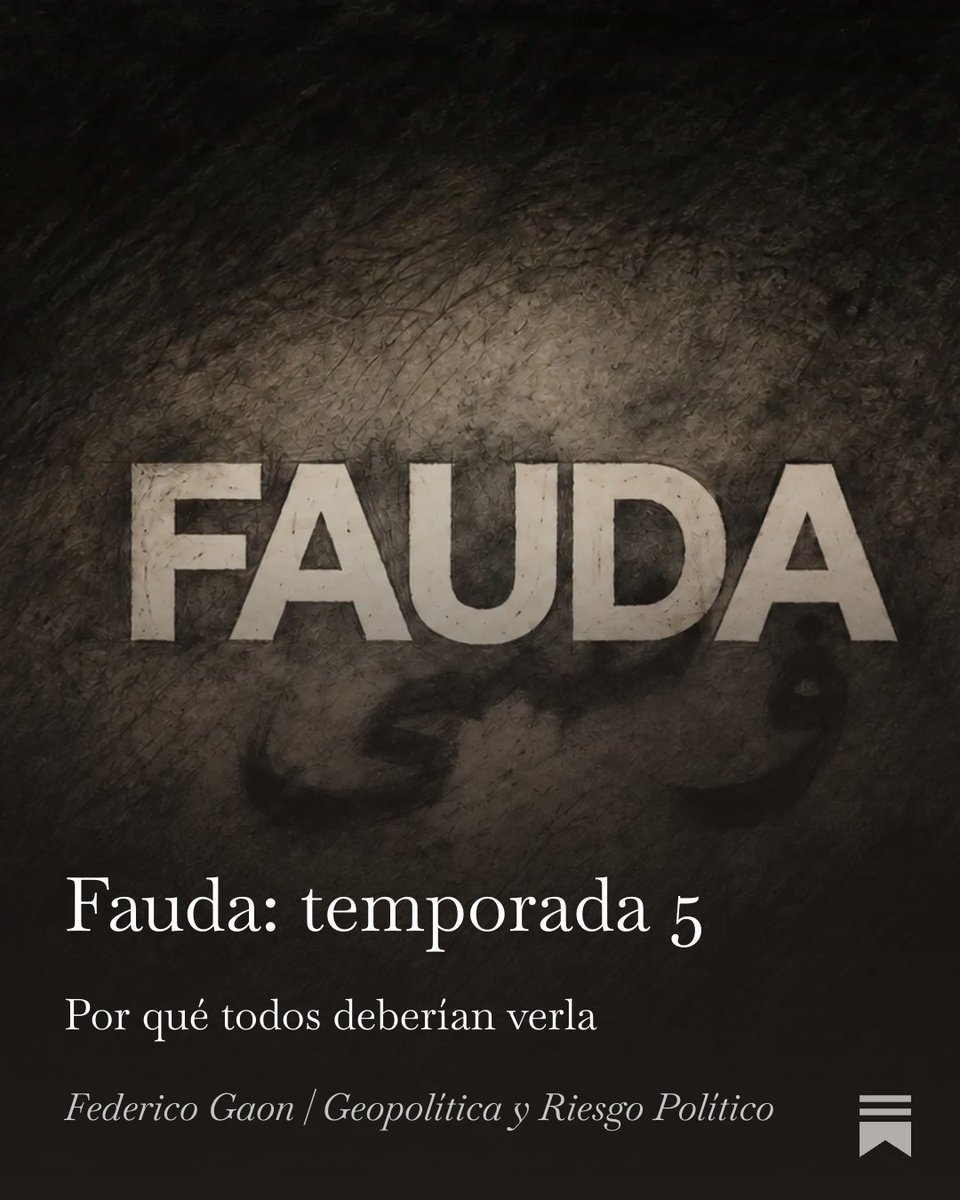 FedGaon's tweet photo. Un breve comentario sobre la ��ltima temporada de Fauda 

https://t.co/cP4Og6uRTK https://t.co/jncgARfYzC
