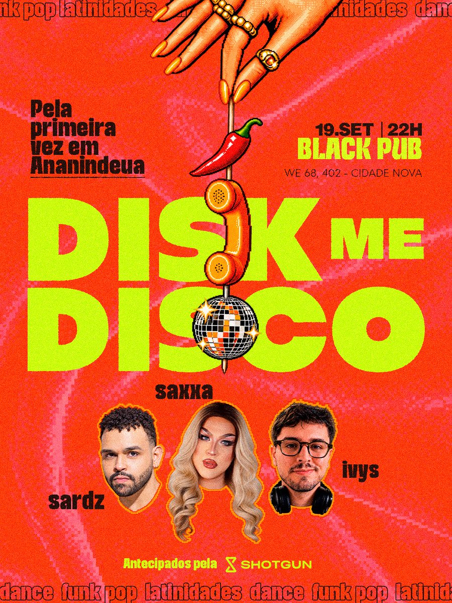 inclusivys's tweet photo. Vejo elas em Ananindeua nesse sábado? @diskmedisco  ❤️‍🔥
https://t.co/STSPO606XK https://t.co/74A4aeqXXE