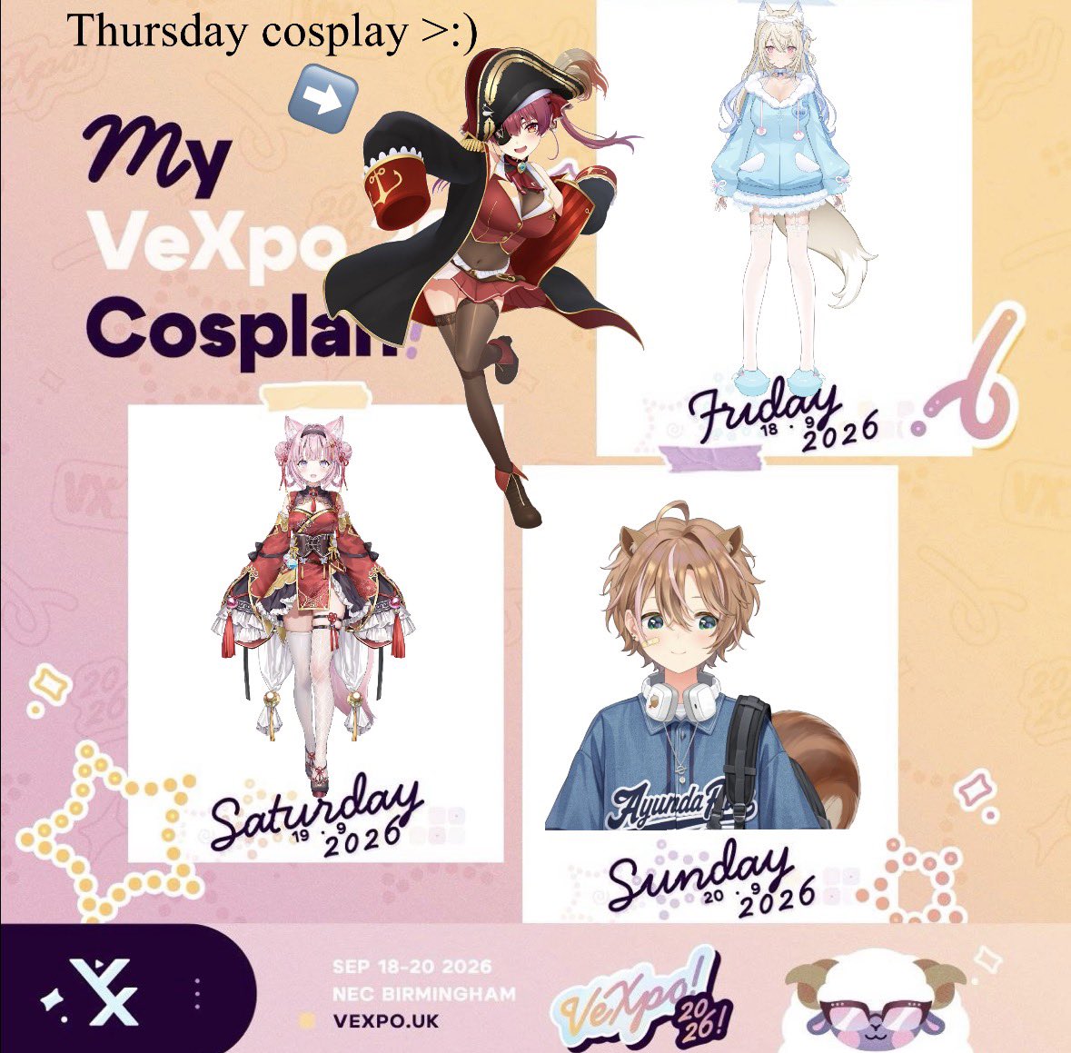 maoiby's tweet photo. Hello vexpo https://t.co/pF8GcsalYO