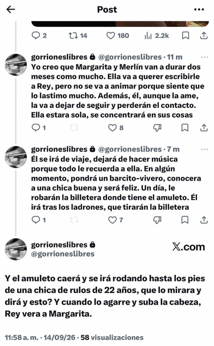 justinfthailys's tweet photo. lo que escribió el guionista de los Marrey me quiero arrancar el corazón https://t.co/c1rdHMALFx