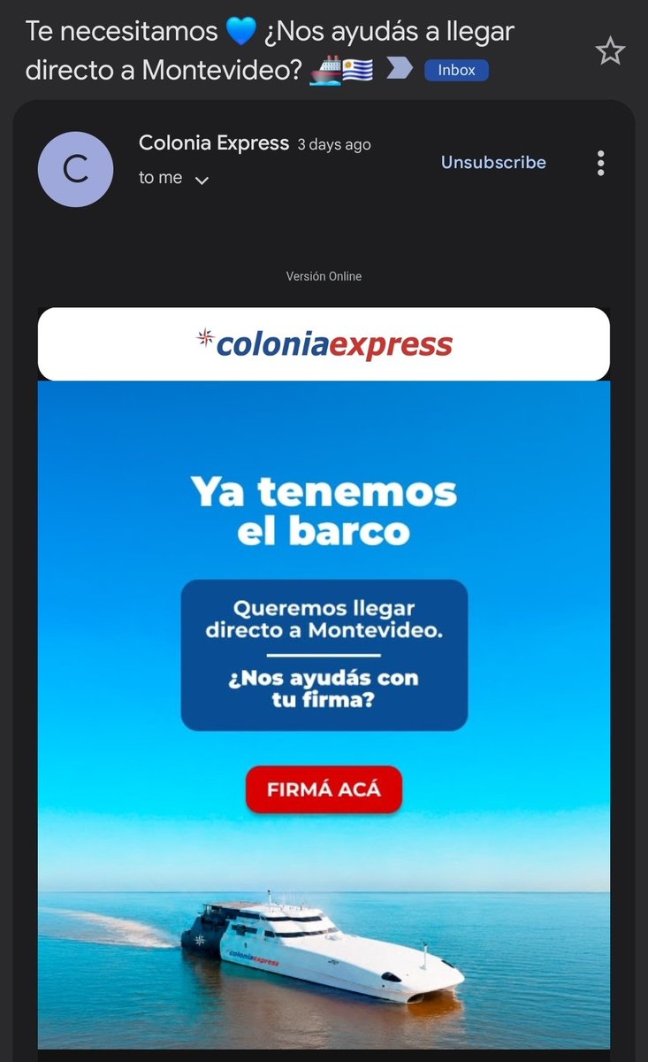 TheCharrua's tweet photo. @SirChandlerBlog @MolmolelTom A modo de ampliación de la info; es tan cruda y dolorosa la situación, que enviaron este correo desde Colonia Express.

https://t.co/gn2VFpec8Q https://t.co/DXSsTqIzjA
