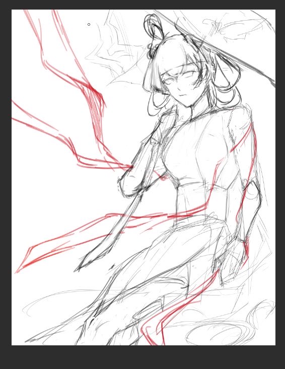 VeggieStew_'s tweet photo. when i decided to lock in, BUT

-dont even know how grayscale works
-dont understand what the teacher said
-will this pic be finished ?
-dont know wtf am i doing but it looks fine
-got chinesified accidentally
-also dont know if i will be able to recreate this style again

#wip https://t.co/D2NY35rv7r
