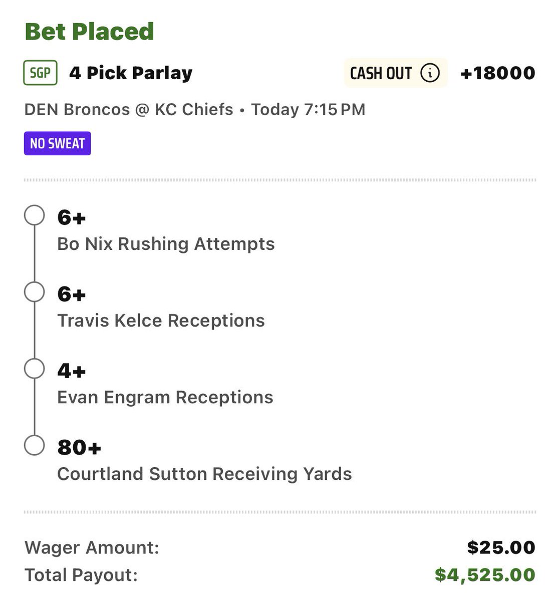 TheOtherSacco's tweet photo. https://t.co/lcmiAyWnuN

DK no sweat bet

Lets bounce back 🫡

🏈🏈🏈 https://t.co/zxFnoEwhcF