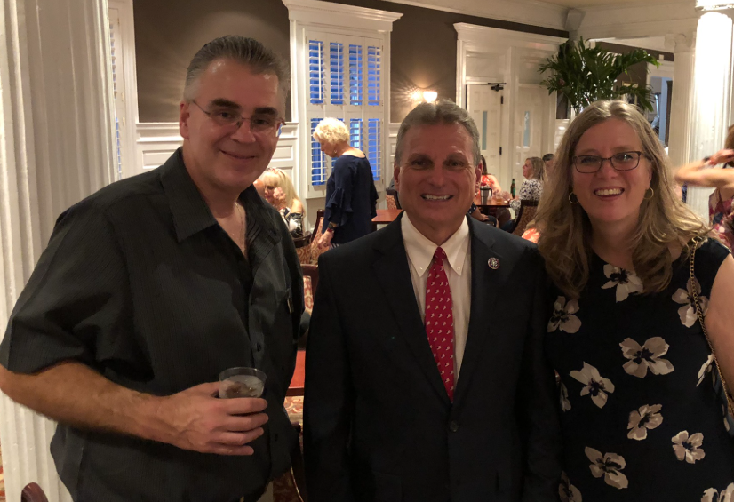 GeorgiaVFAF's tweet photo. 🇺🇸 FROM THE PHOTO ARCHIVES
Stan Fitzgerald with U.S. Congressman Buddy Carter at the Jekyll Island Club Resort during the 2021 Georgia GOP State Convention — June 4, 2021.
Fitzgerald attended as an elected delegate.
📸 https://t.co/tWDPIveJ82
#StanFitzgerald #BuddyCarter #GeorgiaGOP #JekyllIsland