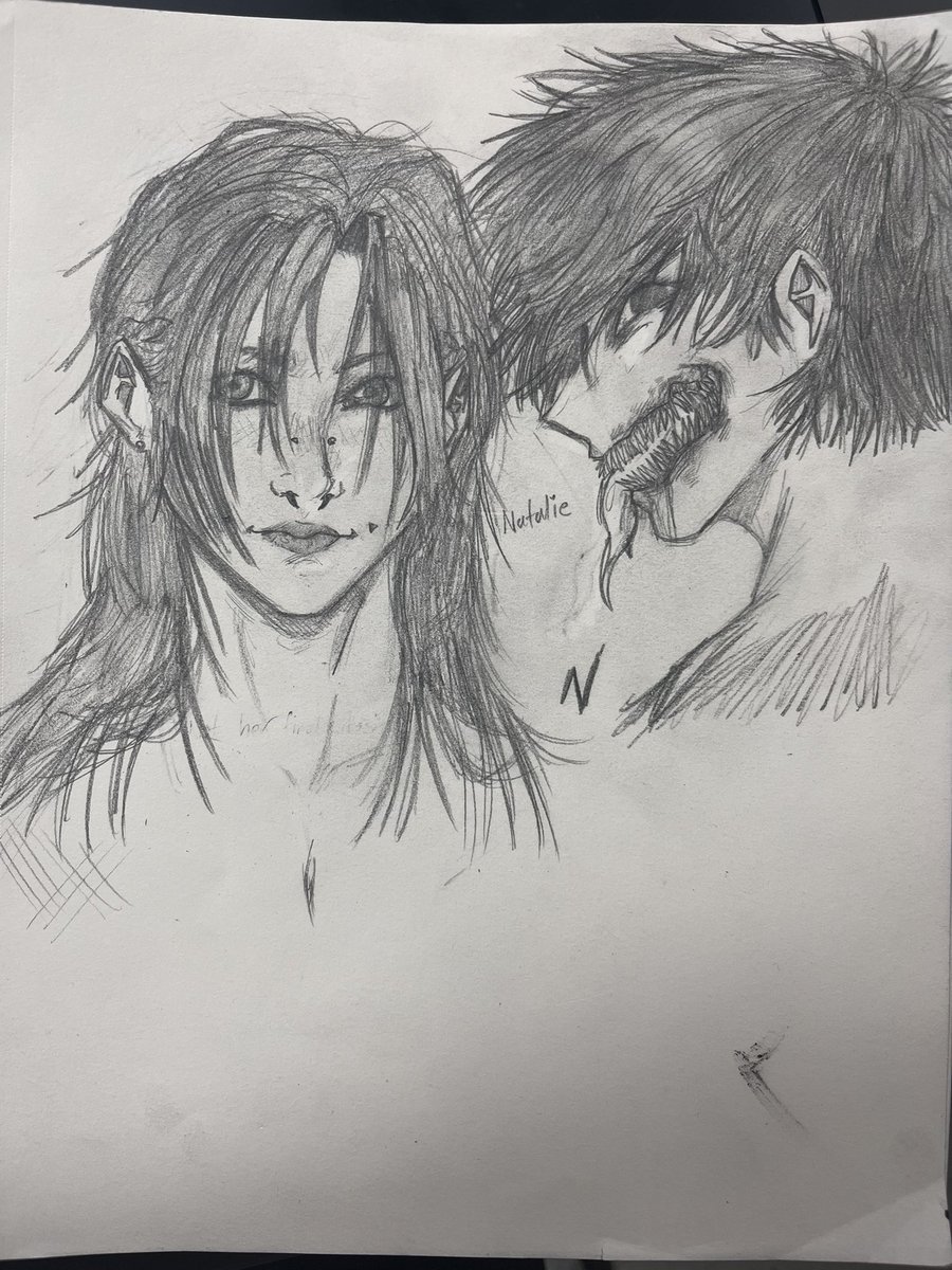 THEAKONORI's tweet photo. Lovers forged by monsters https://t.co/HLPcYi0AYh