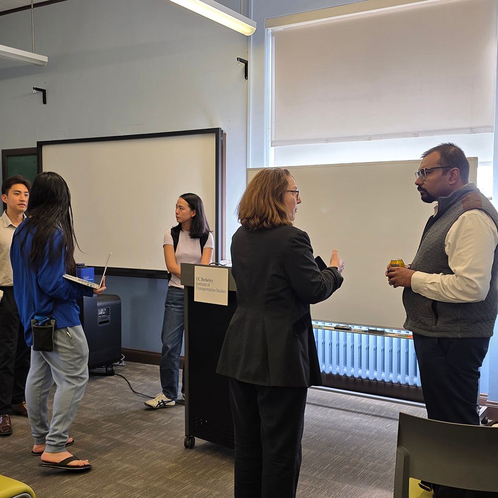 BerkeleyITS's tweet photo. Thank you to Vidhu Shekhar, Chief Data and Artificial Intelligence Officer at @caltrans for presenting an Overview of Artificial Intelligence at Caltrans: A Framework for Enterprise Governance and Adoption at the ITS Berkeley Transportation seminar! https://t.co/3rztbhIIyI