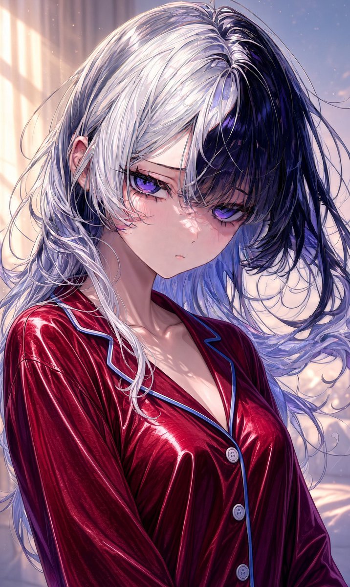 usa8093's tweet photo. #AIart 
「おはよ…。
眠い…。
二度寝しよ…🎵」 https://t.co/hrShpOdA7s