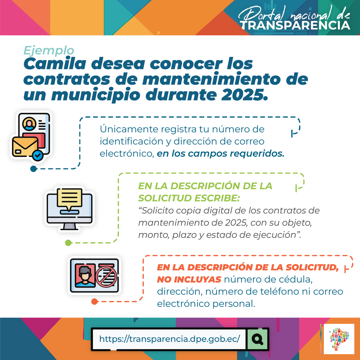 DEFENSORIAEC's tweet photo. 🔍 #TransparenciaDPE | La #LOTAIP obliga a entregar información pública, protegiendo los datos personales. https://t.co/tqGuTyHJBa