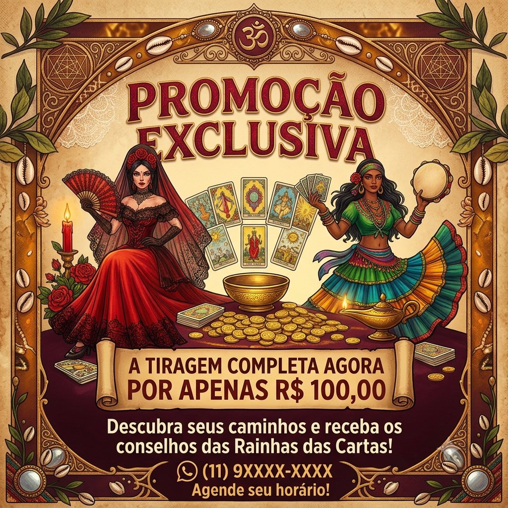Roana2025's tweet photo. 🔮✨ PROMOÇÃO DE HOJE! ✨🔮
🔥 TIRAGEM COMPLETA POR APENAS R$100! 🔥
De R$150 por R$100! Descubra energias, caminhos e possibilidades. Atendimento imediato!
📲 https://t.co/nfSle0Eaq9
💰 Pix: 11 98187-0031
#Tarot #Cartomancia #TarotOnline https://t.co/KyVYBRQPKG