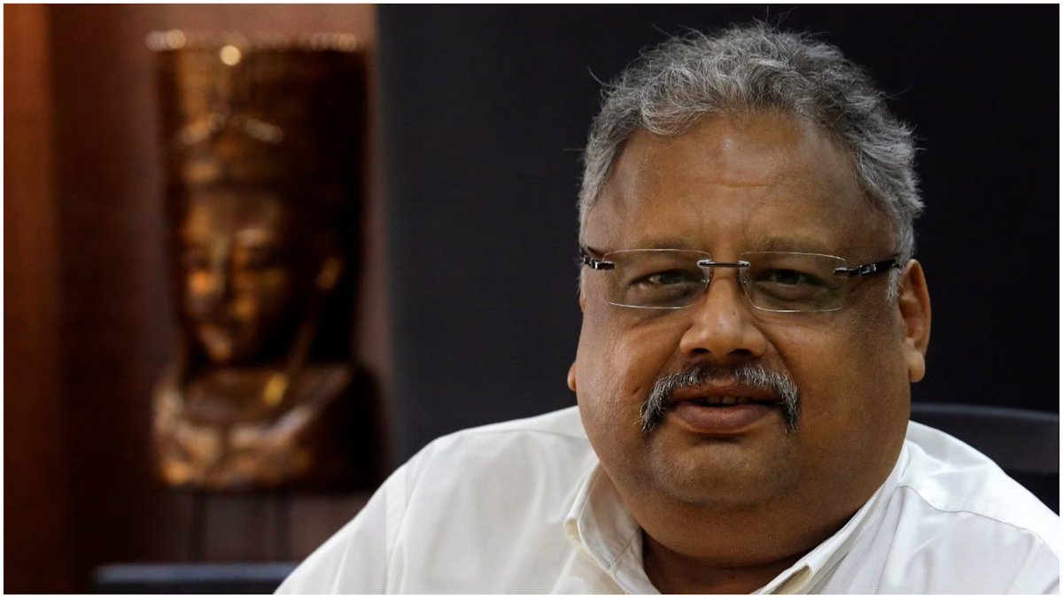QCompounding's tweet photo. Do you know Rakesh Jhunjhunwala?

He compounded at 65% (!) per year for 37 years. 

This means he turned $1 into $15 billion.

I am sharing all his public writings with you for free: https://t.co/JUHrfsZvbF