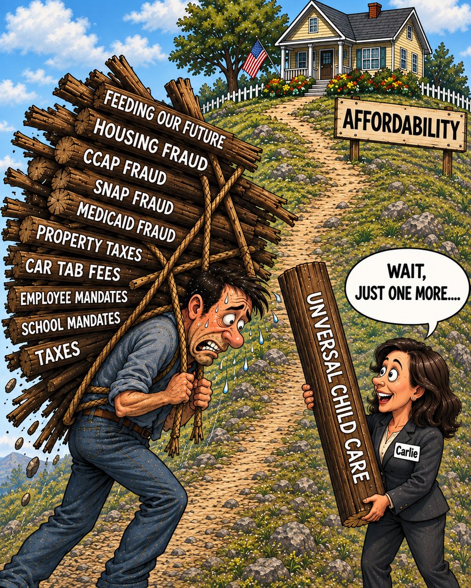 cregg4mn's tweet photo. Affordability starts with an affordable government.  Lets not add more costs that Minnesota can't manage! https://t.co/iP4ncZ8iHY