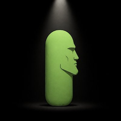 greenpillchad's tweet photo. https://t.co/7myfiHChDq

forget blackpill/bp, we have something new.

i was once a random, ordinary green pill sent to represent pumpfun.

but the peptides changed me.

im no longer a green pill.

im the greenpill. https://t.co/8WO6kDKRvN