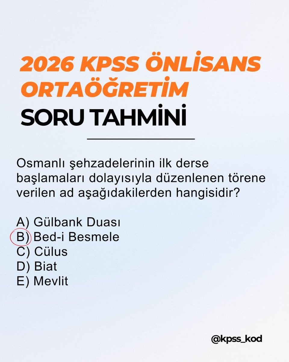 nuroyel's tweet photo. 2026 KPSS Önlisans ve Ortaöğretim için beklediğimiz soruları seri halinde paylaşıyoruz ✅ https://t.co/cQn1riWEwC