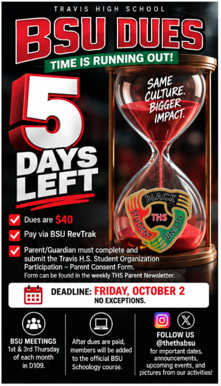 TheTHSBSU's tweet photo. Don't wait! Time is running out! https://t.co/Elf8SyQXh7