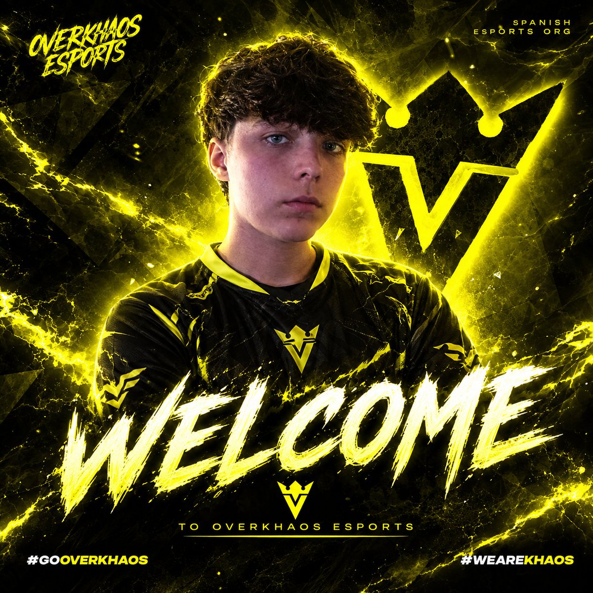 OverKaosESP's tweet photo. Hoy Se Unen A Nosotros Un Duo HISTÓRICO 🖤💛🔥

Son @d3xee_fn y @NagiFN_ cuidado @meliasoficial_ que puede que tengas videazo 

Que Sigan Los Juegos Del KAOS 💣🔥
#WeAreKaos #GoOverKaos https://t.co/TISG9ttVXc