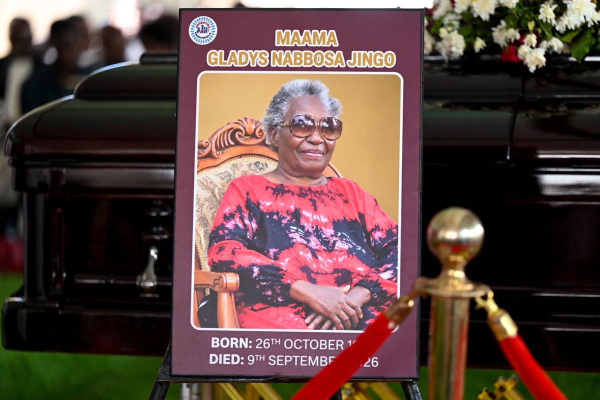 millybabalanda's tweet photo. Today, I joined mourners in Busabala to pay our last respects to the late, Maama Gladys Nabbosa Jingo, the beloved mother of the former Mayor of Entebbe Municipality, Hon. Stephen Kabuye.

I conveyed deepest sympathies and heartfelt condolences from His Excellency President Yoweri Kaguta Museveni, the First Lady and Minister of Education and Sports, Maama Janet Kataaha Museveni, the Permanent Secretary of the Office of the President, Hajji Yunus Kakande, and the entire staff of the Office of the President to the bereaved family.

I also, on my own behalf and on behalf of the SDA Busoga Field, expressed sincere condolences to the family, friends, and the entire SDA fraternity for this great loss.

Maama Gladys was a devout SDA church member whose faith, service, and maternal guidance touched many lives.

I cautioned mourners to pay keen attention to their health, to visit hospitals regularly for medical check-ups, and to take deliberate steps to safeguard their lives against preventable diseases.

During the funeral service, I also took the opportunity to sensitise mourners about government wealth-creation programmes aimed at improving household incomes.I encouraged families to embrace initiatives such as the Parish Development Model (PDM), Emyooga, Operation Wealth Creation (OWC), and the Four-Acre Model farming concept as sustainable pathways out of poverty.

We thank God for the gift of life she lived, may the Almighty comfort the family during this difficult time.

"The Lord is close to the brokenhearted and saves those who are crushed in spirit." – Psalms 34:18

May Maama Gladys Nabbosa Jingo's soul rest in eternal peace.

For God and my country!