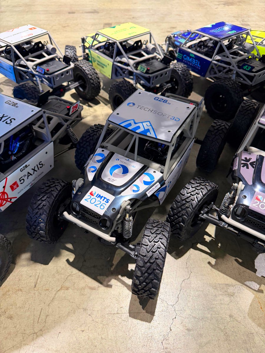 TechSoft3D's tweet photo. Rev your engines, we're at @IMTSchicago! 🏁 Stop by Booth 236164 to chat, enter to win a Tech Soft 3D branded rover, and get early access to our new independent research.
#IMTS2026 https://t.co/zpmcJ35BLt