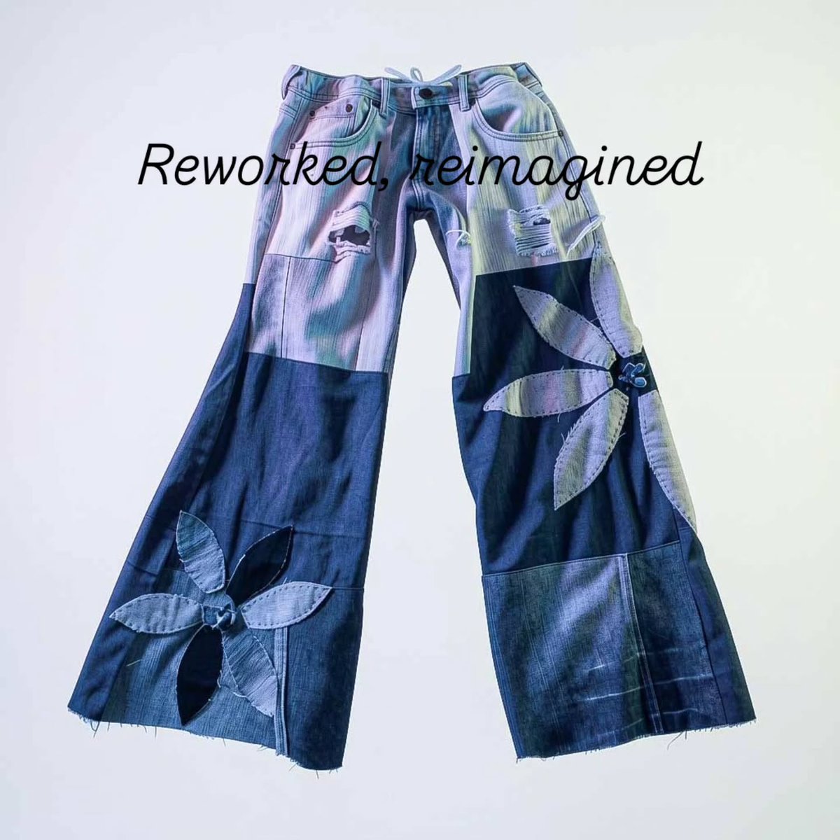 BESKI07's tweet photo. Deconstructed, reworked, and brought back better. The beauty of denim. DM for prices and info. https://t.co/z0APSJrGKc