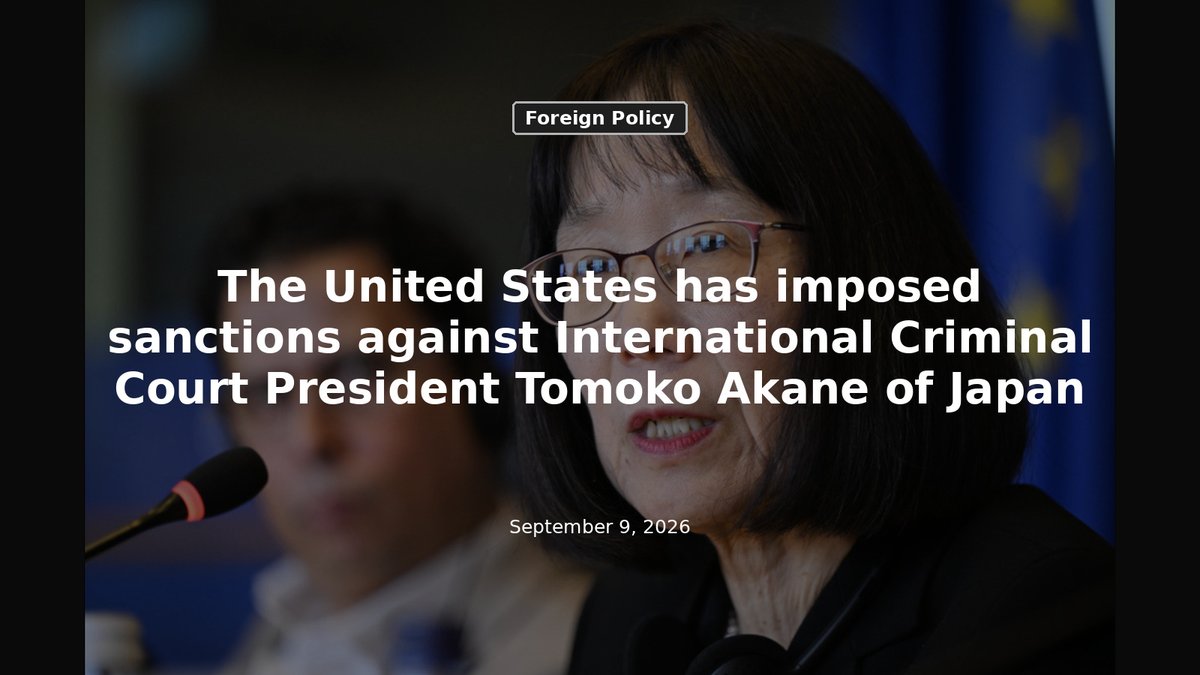 FSNews_HQ's tweet photo. @unusual_whales featured on Free Speech News: Trump freezes assets from ICC leadership because he doesn’t like what the court is investigating. 

https://t.co/X3ksLbxhuA https://t.co/KGl9DaGo36