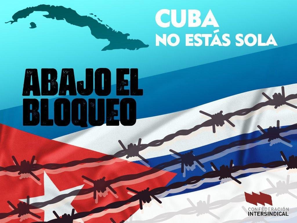 twittinven's tweet photo. El bloqueo de EEUU a #Cuba no tiene justificación alguna, la isla, que ama a los pueblos del mundo y es capaz de enfrentar con ellos las dificultades que mas los afectan, no merece ser bloqueada para limitar al mínimo la vida de los cubanos. #CubaAma #BloqueoACubaNo https://t.co/3MtFStq0u2