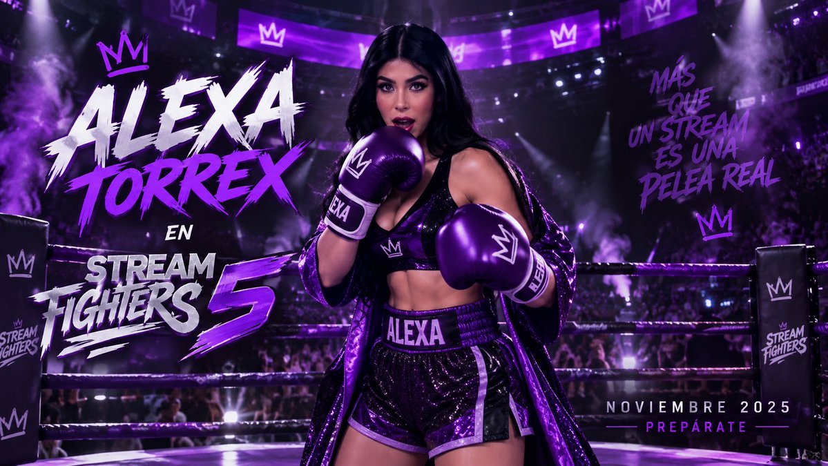 Victoriaemg5's tweet photo. Voy a ti al 100000🥊
ALEXAENELRING
#ALEXATORREX
#TORRBELLINOMORADO https://t.co/XoQNUZoC54