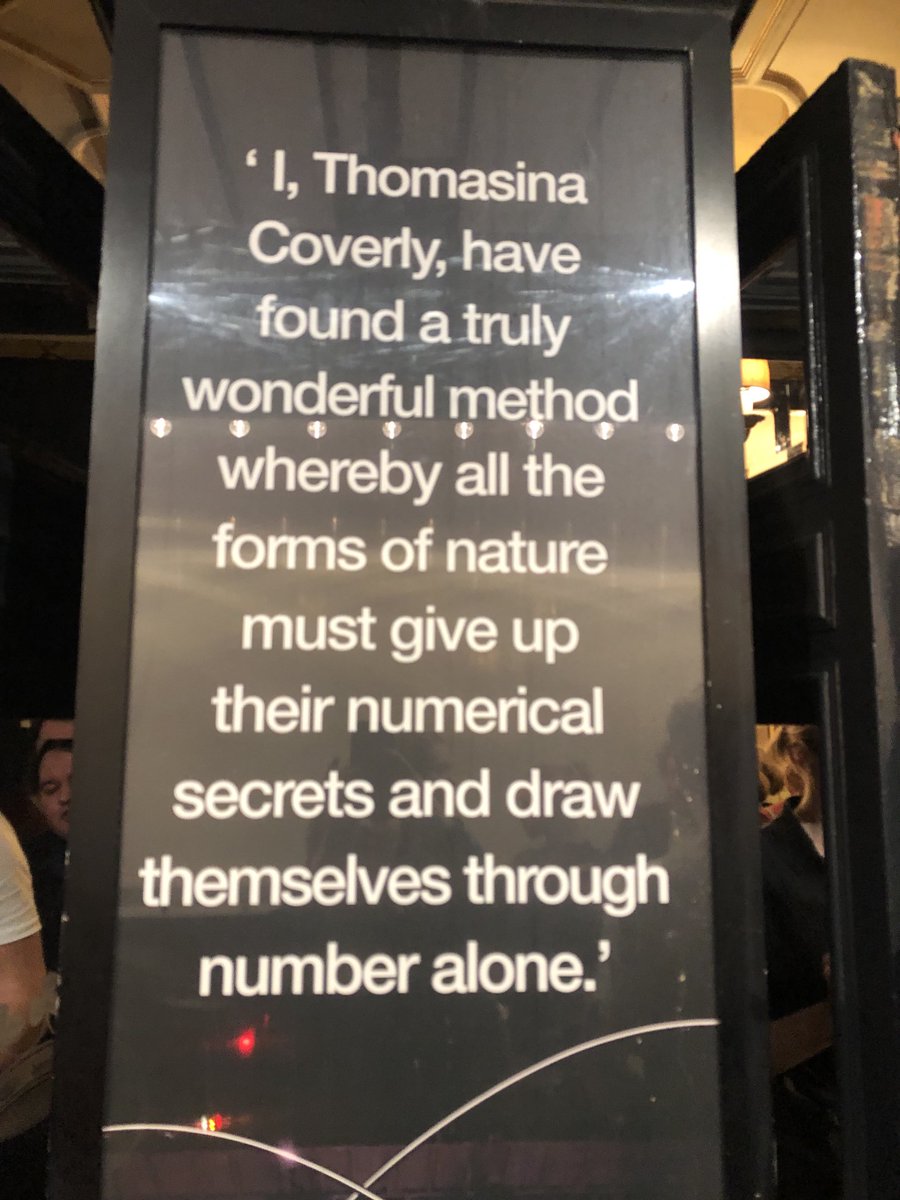 ambraguarnieri's tweet photo. Loved #Arcadia @ Tom Stoppard Theatre and that we don’t see the death of Thomasina Coverly at the end but only her hand 🤚 waving poetically at the sky. https://t.co/7BT6vHRZlp