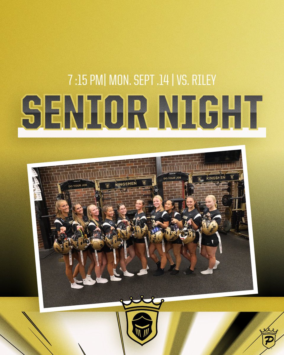 The_Pennant's tweet photo. Celebrate Flag Football Senior Night tonight !!!!
๐S.B. Riley at Penn
๐Monday, Sept. 14, 2026
๐7:15 p.m. ceremony, game to follow
#kingsmennation
#seniornight
#statechamps https://t.co/ajHLObxB6h