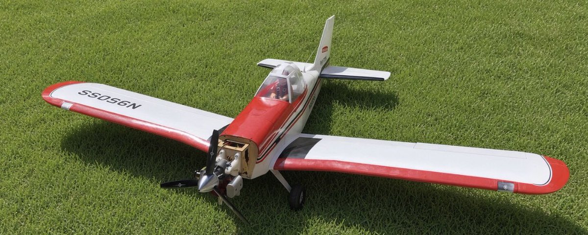 Jam3scarter02's tweet photo. 6ch R/C model ..Pawnee Brave..20cc gasoline 2stroke engine fit… https://t.co/jxbfPZFsWL