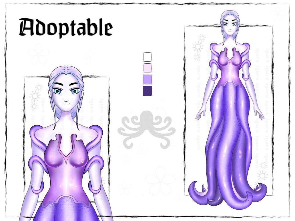 Iigummi's tweet photo. Adoptable auction 🐙🐚 https://t.co/egWbqKnnYz
