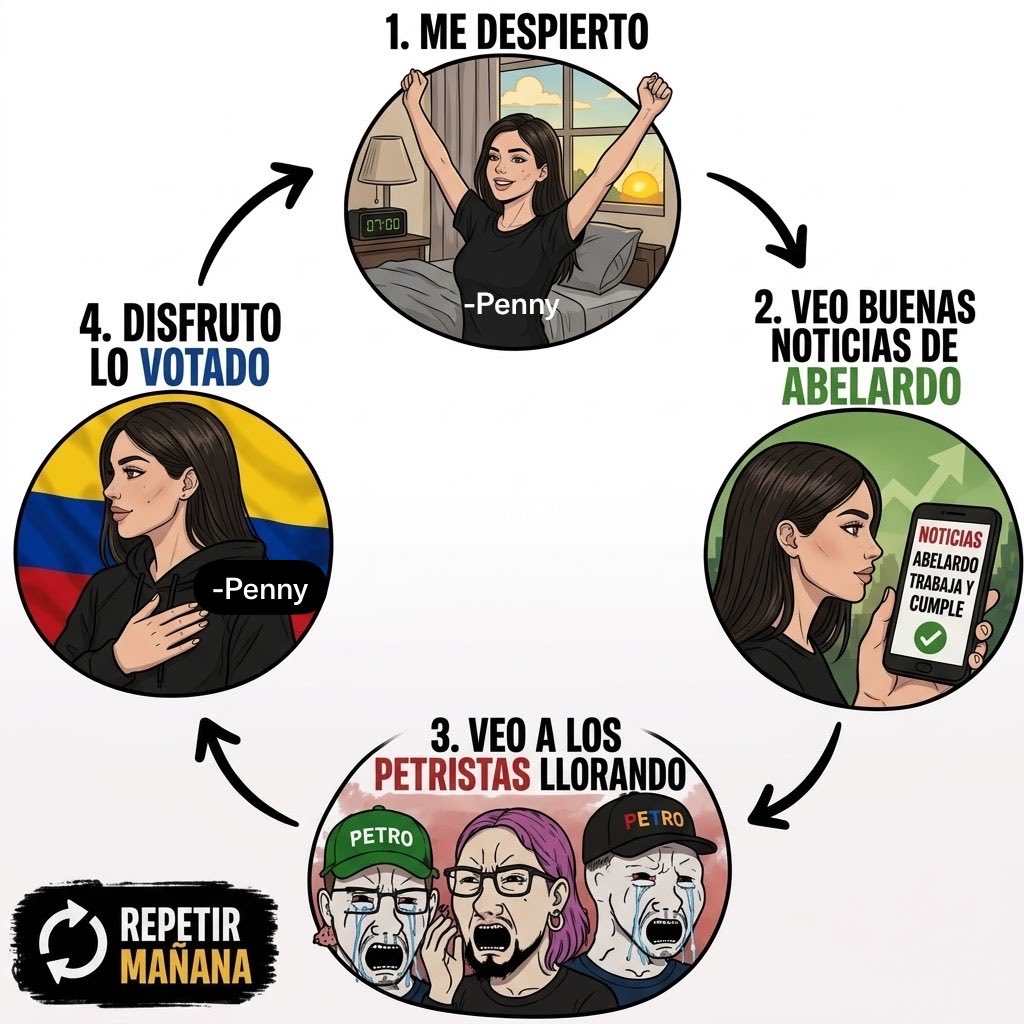 pennnylannnee's tweet photo. Gracias Presidente @ABDELAESPRIELLA 
Este ciclo si me gusta 👏🏻 https://t.co/x9fmWs5kxj