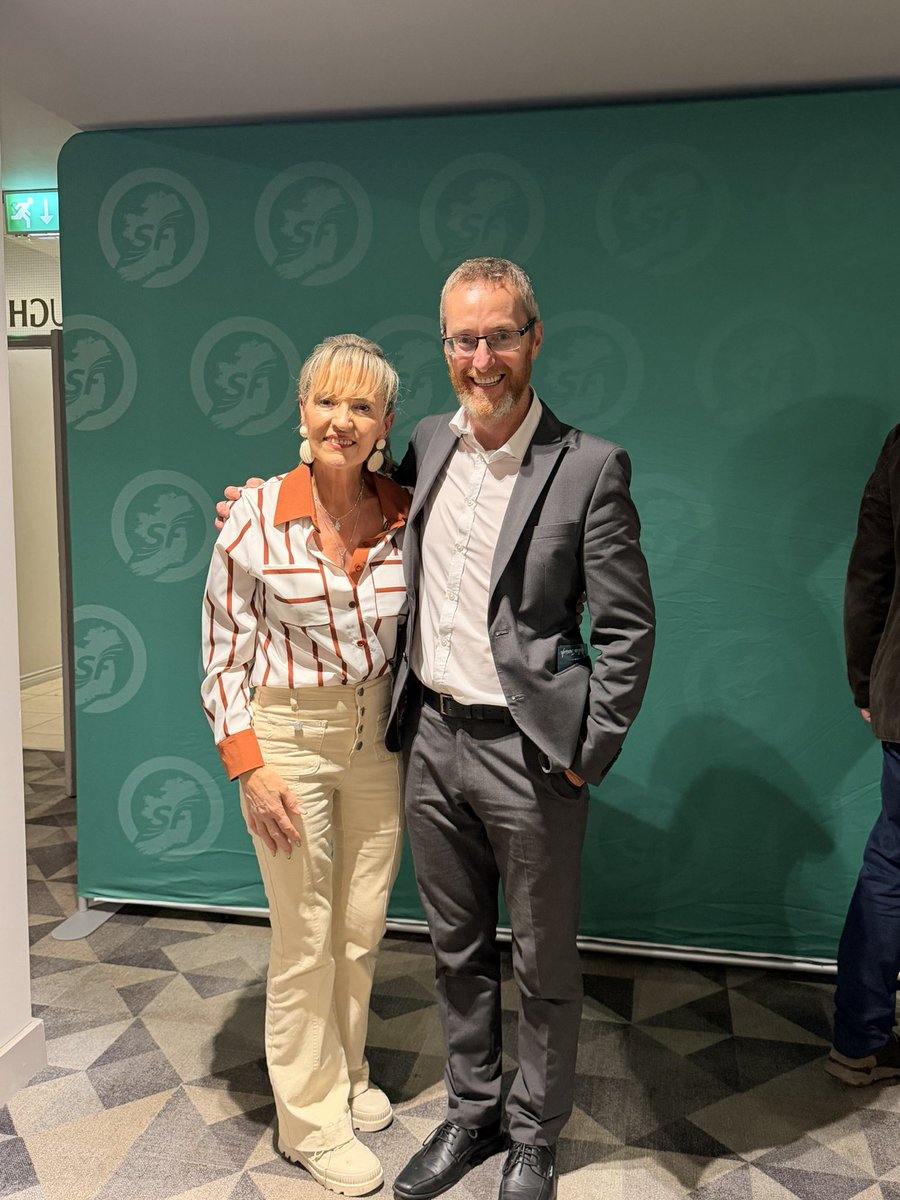 M_AndersonSF's tweet photo. Delighted to be back in Ballycastle for Philip McGuigan’s election convention.

I was his DOE in 2003 when we broke the mould &amp; elected North Antrim’s first ever
Sinn Féin MLA- a momentous day

Tonight, Philip’s integrity &amp; dedication shone through every word.

Proud of him ✊🇮🇪 https://t.co/kE6QipWYkS