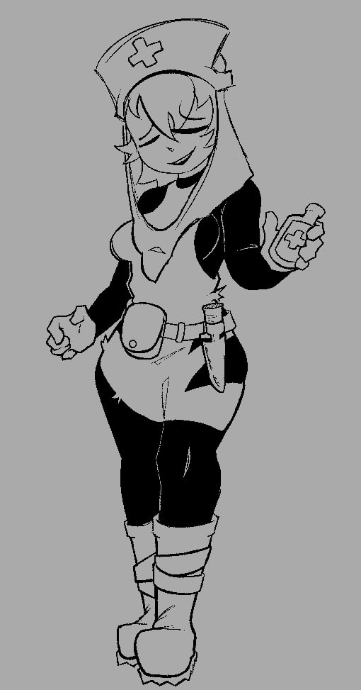 TaJlo4ek's tweet photo. Caretaker from die of death I made like a year ago or smth. Ngl I'm just posting to post https://t.co/yJ6eNpB9F1