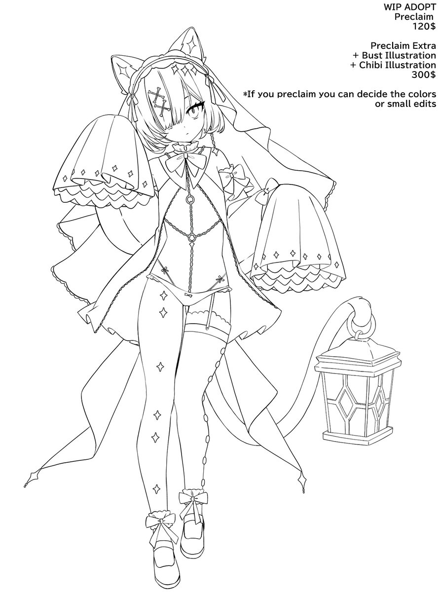 L1noll's tweet photo. Back a little early! Here's an adopt I'm working on~♥︎

If you'd like to preclaim her just message me! https://t.co/imvYWBsgz6