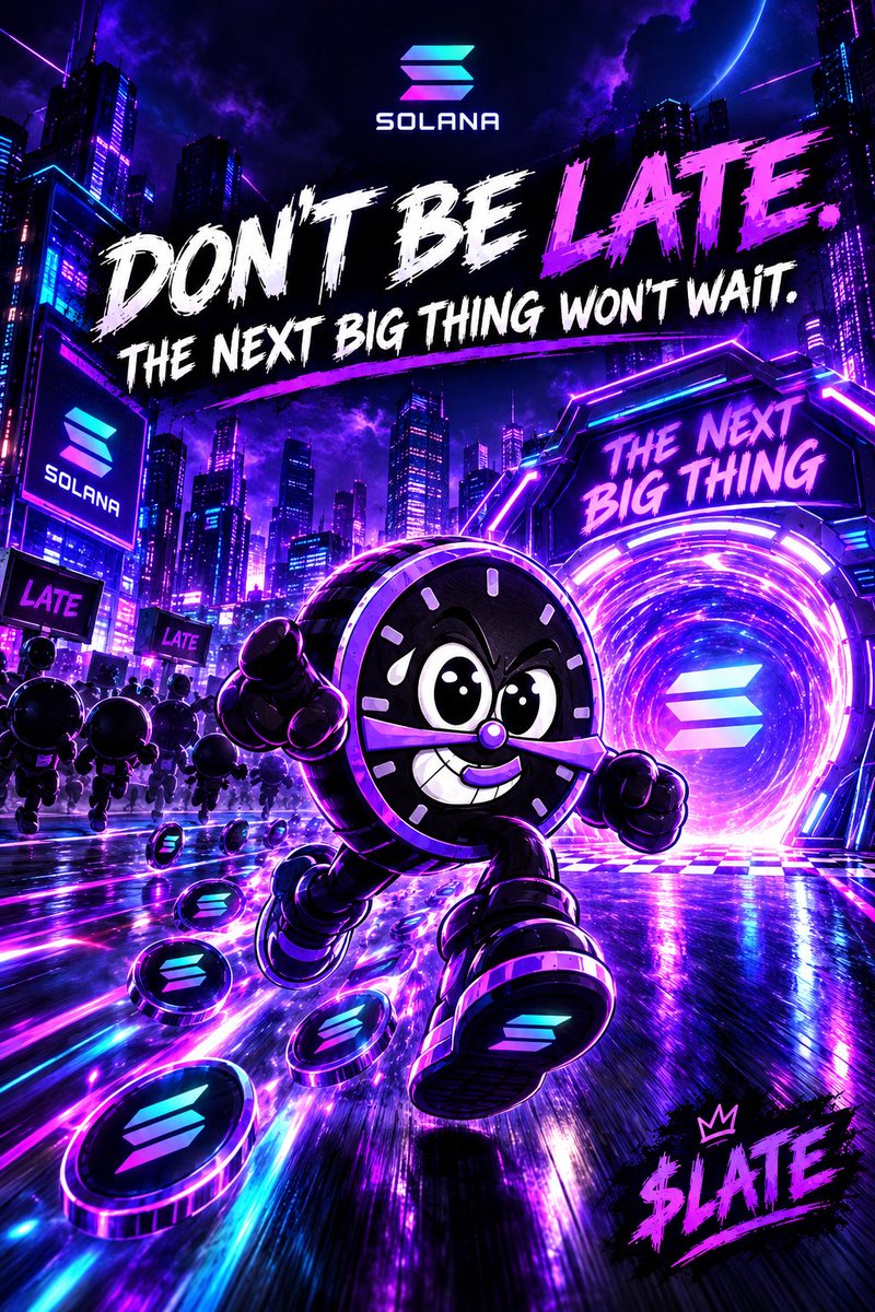 LATEonSOL_'s tweet photo. Everyone is looking for the next big thing.

The real question is:

Will you find it before it’s too late? ⏰

$LATE — STILL EARLY https://t.co/6Mf8MxLf1P